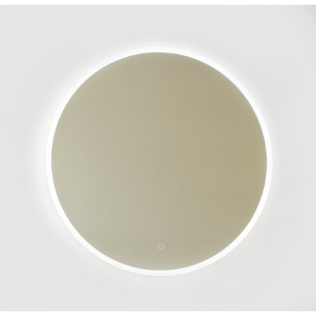 Innoci-Usa Apollo 36 in. W x 36 in. H Round LED Mirror with Dual Color Temperature 62003636